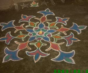 colour kolam