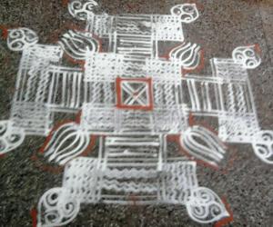 Navratri kolam