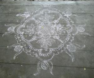 freehand rangoli