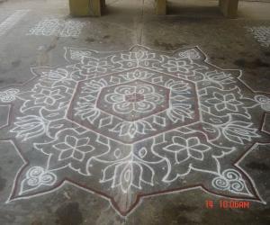 Rangoli: Kolam for Boghi