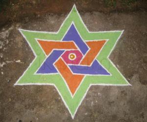 Rangoli: Star Marghazhi