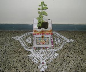 Rangoli: Tulasi kalyanam