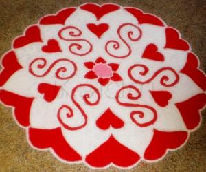 VALENTINE DAY SPL KOLAM