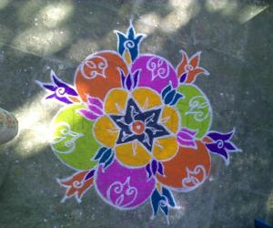 Marghazhi Rangoli - On Christmas day