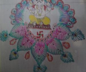 colourful kolam 