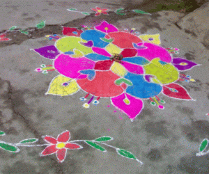 Rangoli: Sankranthi Rangoli