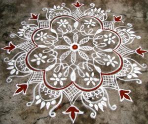 free hand kolam - 8