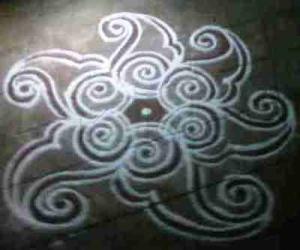 friday early morning kolam