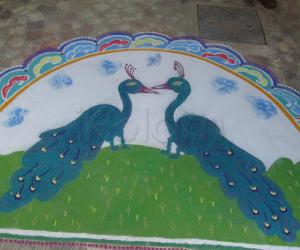 Rangoli: my peacocks - contest