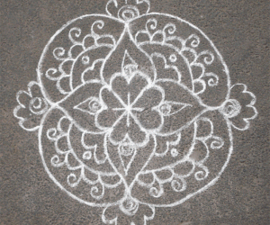 Abstract rangoli