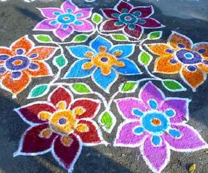 Rangoli: colour full rangoli