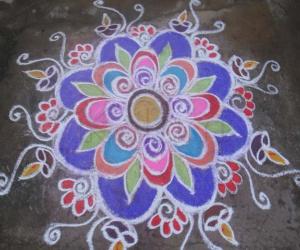 karthigai kolam day 2