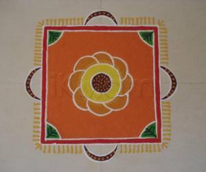 Sunrise Rangoli