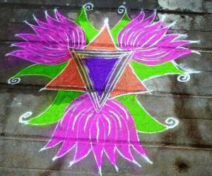 Lotus Rangoli