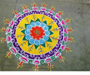 Rangoli for diwali competition 2010