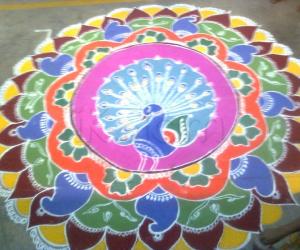 Peacock Kolam