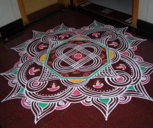 Kolam for Pongal