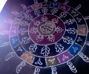 Pongal rangoli