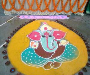 Ganesha Rangoli