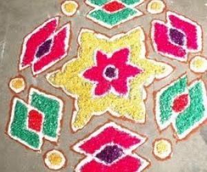 Diamond kolam