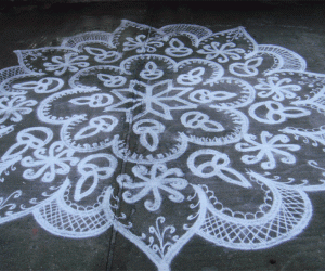 Karthigai Rangoli