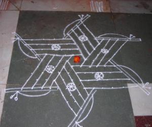 Republic day kolam