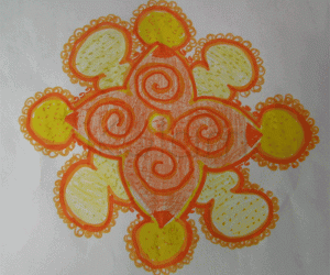 Rangoli: Summer rangoli