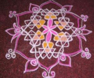 small dotted kolam