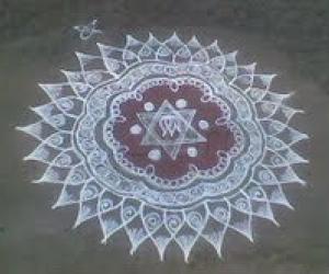 Rangoli: Star Kolam