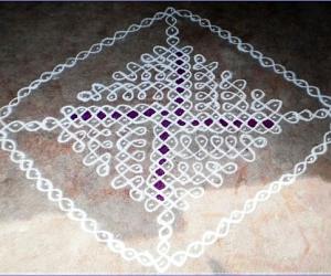 Dotted kolam