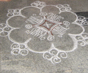 A simple kolam