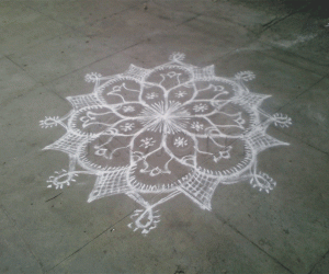 Tamil New Year kolam