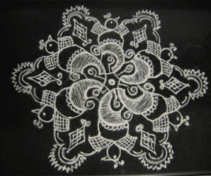 Designer kolam