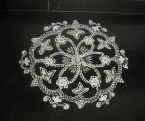 Stencil Kolam