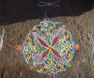 Free Hand Rangoli