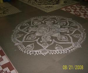 My Engagement Kolam