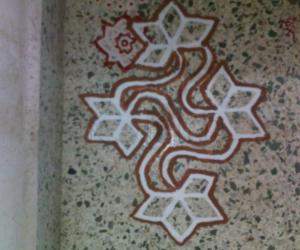 Avani Avittam Puja Room Kolam