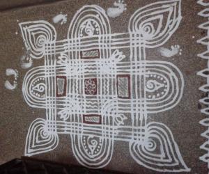 Rangoli: Gokulashtami Kolam