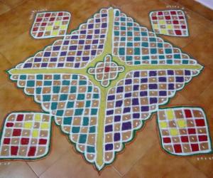 Dotted kolam