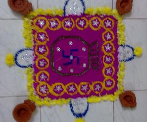 pooja rangoli