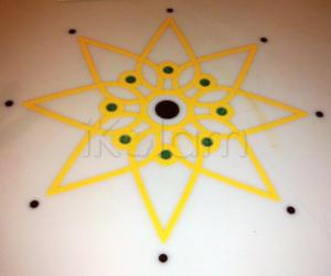 Rangoli: Table Top design