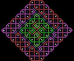 rangOli with 1 to 15 dots or 8x8 dots - 2