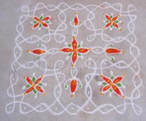 9x9 Dot kolam -2