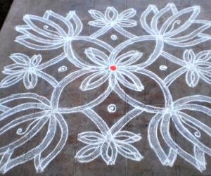 9x9 DOTTED KOLAM