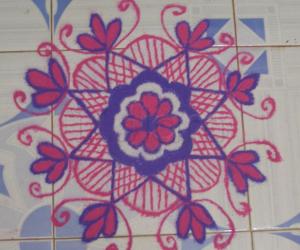 free hand rangoli