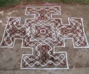 Ugadi Chikku Padikolam