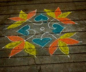 Simple kolam