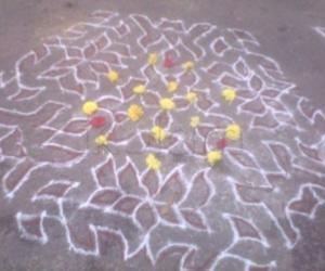 Dotted kolam