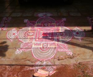 Rangoli: Tamil new year kolam