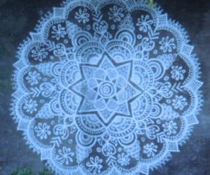 Free hand kolam